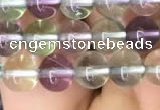 CFL581 15.5 inches 6mm round AAAA grade fluorite gemstone beads