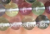 CFL582 15.5 inches 8mm round AAAA grade fluorite gemstone beads