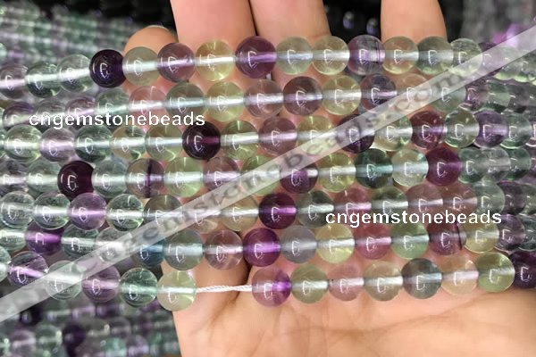 CFL582 15.5 inches 8mm round AAAA grade fluorite gemstone beads