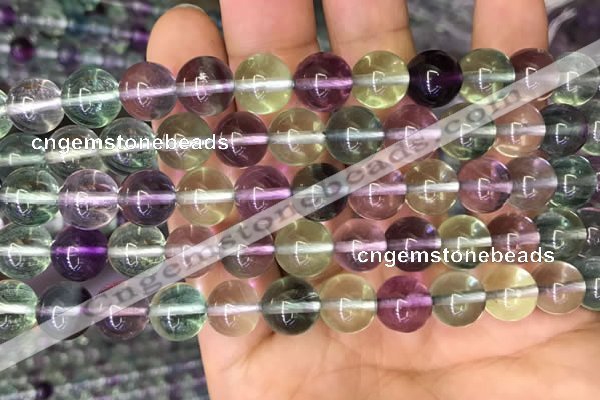 CFL583 15.5 inches 10mm round AAAA grade fluorite gemstone beads