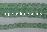 CFL601 15.5 inches 6mm round AB grade green fluorite beads wholesale