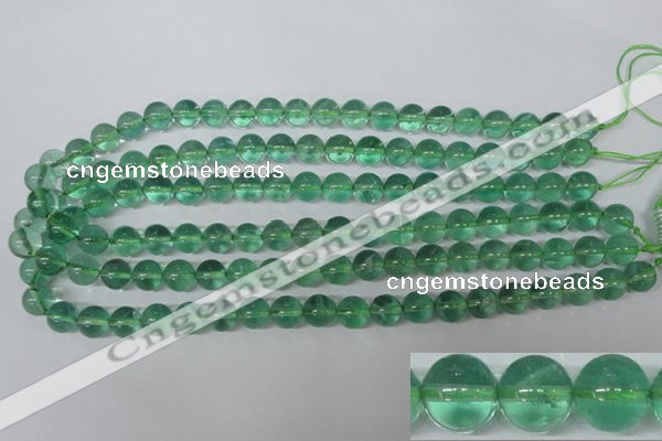 CFL613 15.5 inches 10mm round A grade green fluorite beads wholesale