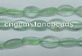 CFL641 15.5 inches 8*12mm oval green fluorite beads wholesale