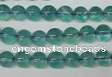 CFL662 15.5 inches 8mm round AB grade blue fluorite beads wholesale