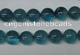 CFL663 15.5 inches 10mm round AB grade blue fluorite beads wholesale