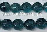 CFL675 15.5 inches 14mm round A grade blue fluorite beads wholesale