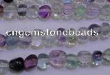 CFL721 15.5 inches 7*8mm nuggets natural fluorite beads wholesale