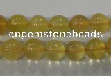CFL803 15.5 inches 10mm round yellow fluorite gemstone beads
