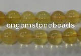 CFL803 15.5 inches 10mm round yellow fluorite gemstone beads