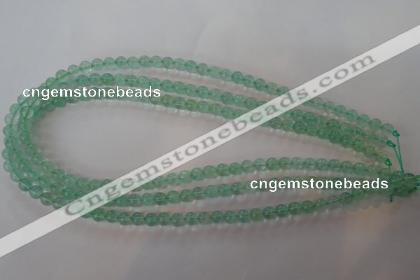 CFL852 15.5 inches 8mm round green fluorite gemstone beads