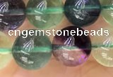 CFL921 15.5 inches 10mm round fluorite gemstone beads