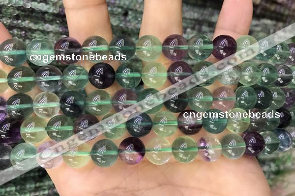 CFL921 15.5 inches 10mm round fluorite gemstone beads