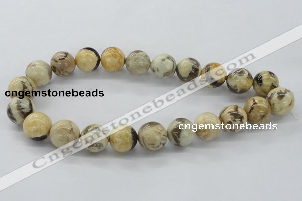 CFS06 15.5 inches 18mm round natural feldspar gemstone beads