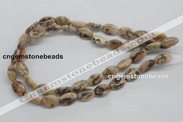 CFS09 15.5 inches 13*18mm oval natural feldspar gemstone beads