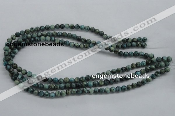 CFS101 15.5 inches 6mm round blue feldspar gemstone beads