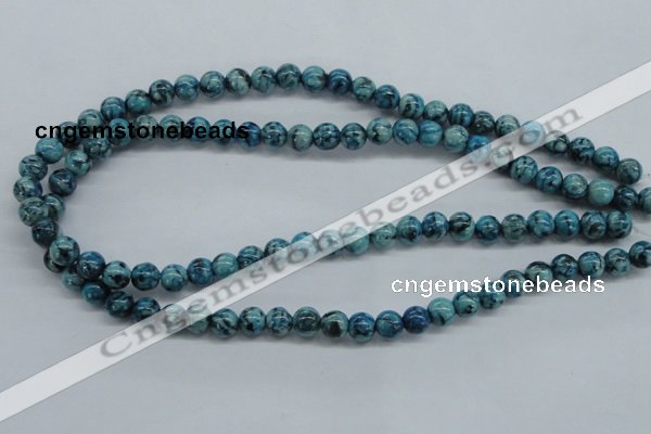 CFS102 15.5 inches 8mm round blue feldspar gemstone beads