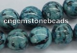 CFS106 15.5 inches 16mm round blue feldspar gemstone beads