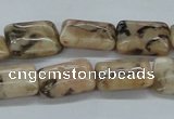 CFS15 15.5 inches 12*16mm rectangle natural feldspar gemstone beads