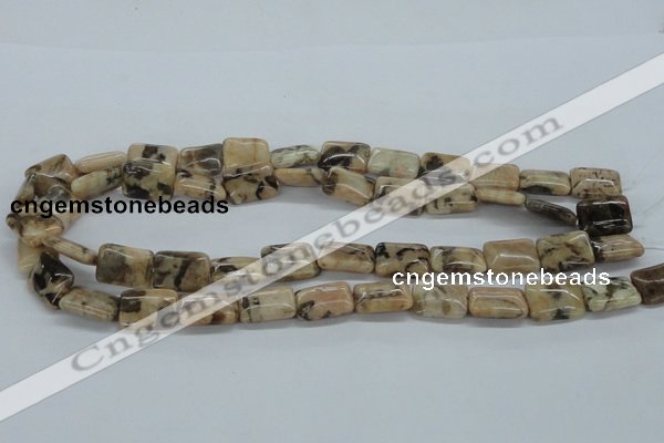 CFS15 15.5 inches 12*16mm rectangle natural feldspar gemstone beads