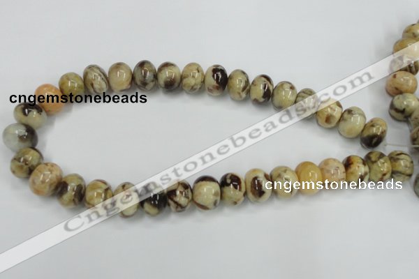 CFS209 15.5 inches 12*16mm rondelle natural feldspar gemstone beads