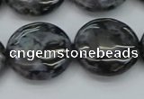 CFS315 15.5 inches 20mm flat round feldspar gemstone beads