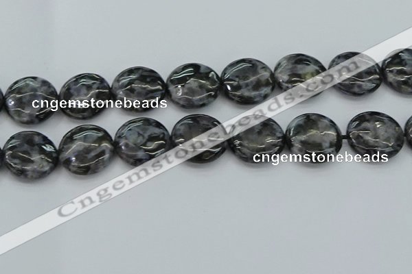 CFS316 15.5 inches 25mm flat round feldspar gemstone beads