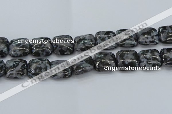 CFS325 15.5 inches 25*25mm square feldspar gemstone beads