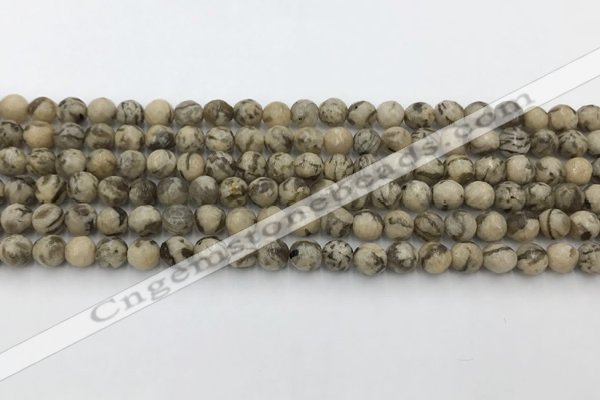 CFS408 15.5 inches 4mm faceted round feldspar beads wholesale