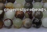 CFW11 15.5 inches 6mm round flower jade beads wholesale