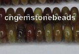 CFW110 15.5 inches 6*12mm rondelle flower jade gemstone beads