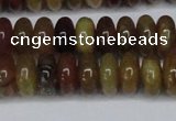 CFW110 15.5 inches 6*12mm rondelle flower jade gemstone beads