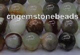 CFW12 15.5 inches 8mm round flower jade beads wholesale