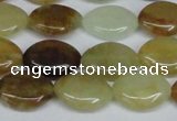 CFW135 15.5 inches 12*16mm marquise flower jade gemstone beads