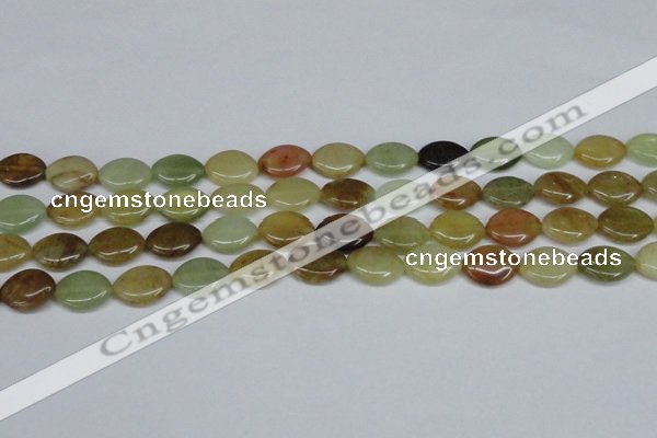 CFW136 15.5 inches 13*18mm marquise flower jade gemstone beads