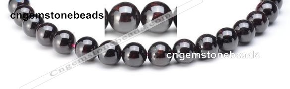 CGA03 Round 12mm natural garnet gemstone beads Wholesale