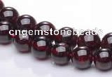 CGA07 multi sizes round natural garnet gemstone beads Wholesale