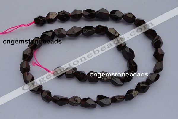 CGA16 15.5 15.5 inches 8*10mm garnet nugget gemstone beads