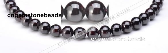 CGA18 6mm round natural garnet gemstone beads Wholesale