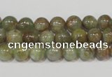 CGA203 15.5 inches 8mm round natural green garnet beads