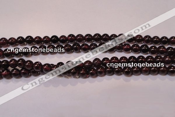 CGA351 14 inches 3mm round natural red garnet beads wholesale