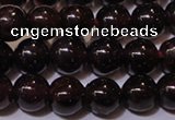 CGA352 14 inches 4mm round natural red garnet beads wholesale