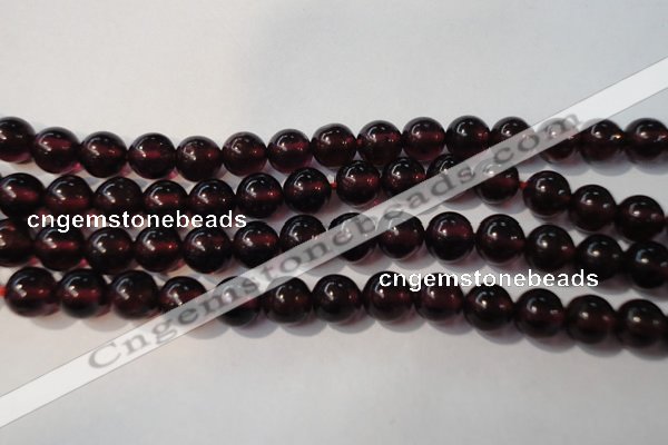 CGA358 15 inches 5mm round natural red garnet beads wholesale