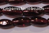 CGA372 15 inches 4*7mm rice natural red garnet beads wholesale