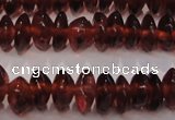 CGA380 15 inches 2*4mm rondelle natural red garnet beads wholesale