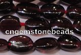 CGA396 15 inches 5*7mm oval natural red garnet beads wholesale