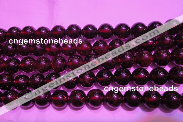 CGA420 15.5 inches 8mm round natural red garnet gemstone beads