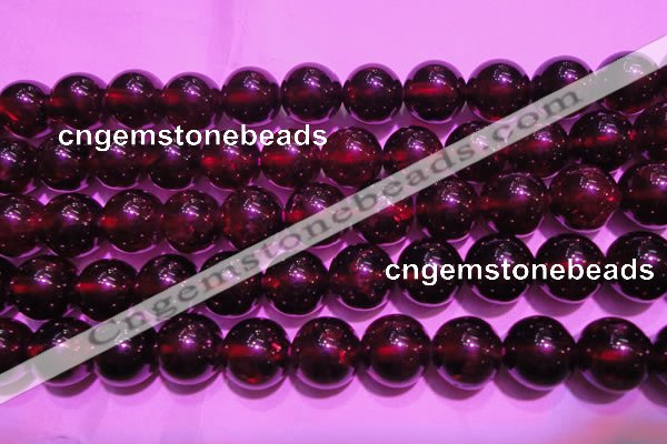 CGA421 15.5 inches 10mm round natural red garnet gemstone beads