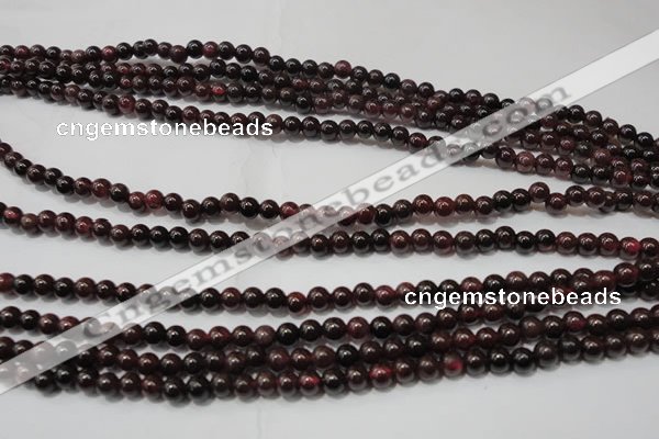 CGA464 15.5 inches 3mm round natural red garnet beads wholesale