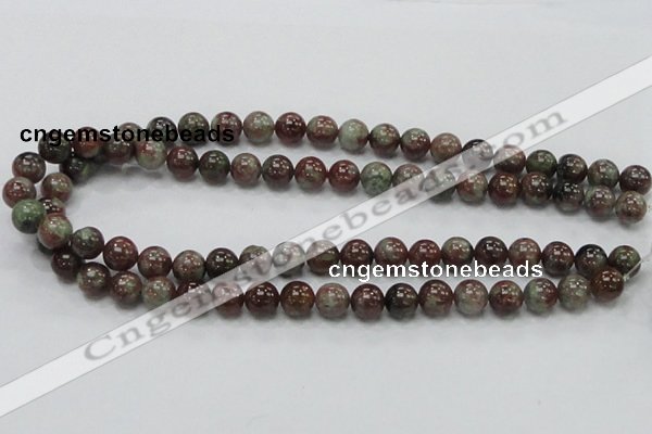 CGA50 15.5 inches 10mm round red green garnet gemstone beads