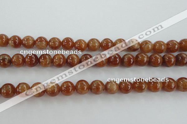 CGA503 15.5 inches 8mm round A grade yellow red garnet beads